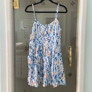Multicolor sundress with pockets from express